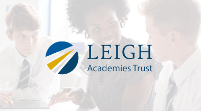 Logotipo da Leigh Academy.