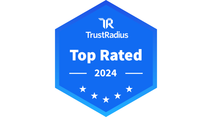 TrustRadius Most Valued 2024 badge.