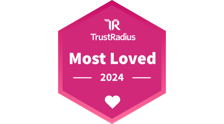 TrustRadius Most Loved 2024 badge.