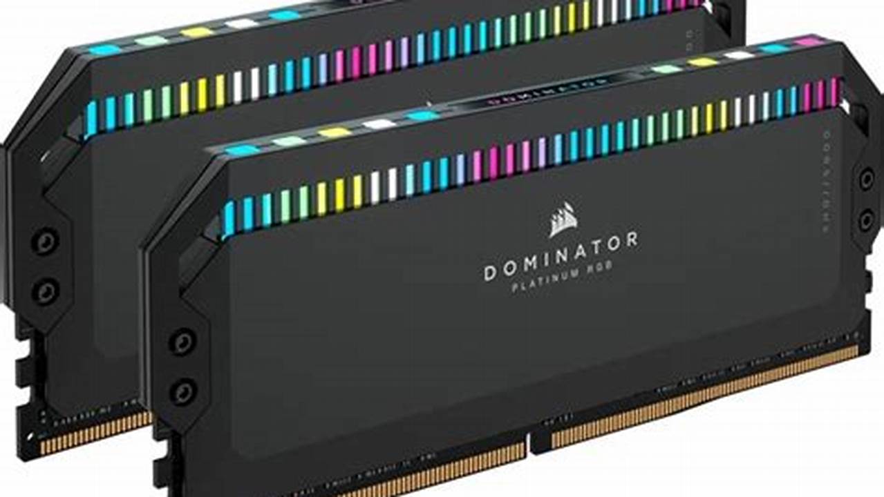 Corsair Dominator Platinum RGB 32GB (2x16GB) DDR5-4800 CL40 Memory, Best Picks