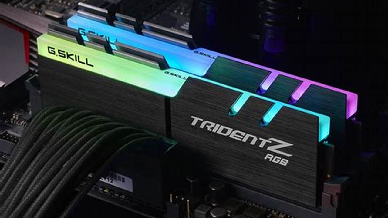 G.Skill Trident Z RGB 16GB (2x8GB) DDR4-3600MHz C18 - This RAM Is A Great Choice For Those Who Want To Add Some Style To Their Computer. It Features RGB Lighting That Can Be Customized To Match Your System., Best Picks
