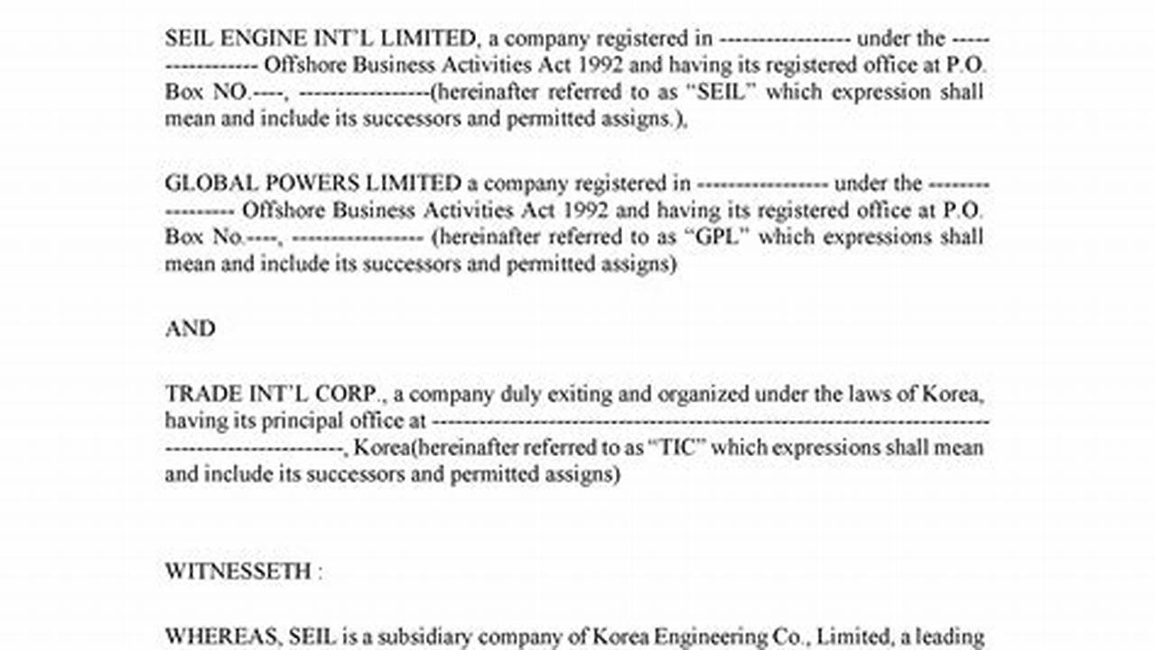 Joint Venture Agreements, Best Picks