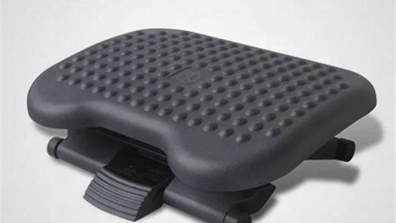 Vari Footrest - This Footrest Is Made Of Durable Plastic And Features A Unique Design That Allows You To Rock Your Feet Back And Forth. This Can Help To Improve Circulation And Reduce Fatigue., Best Picks