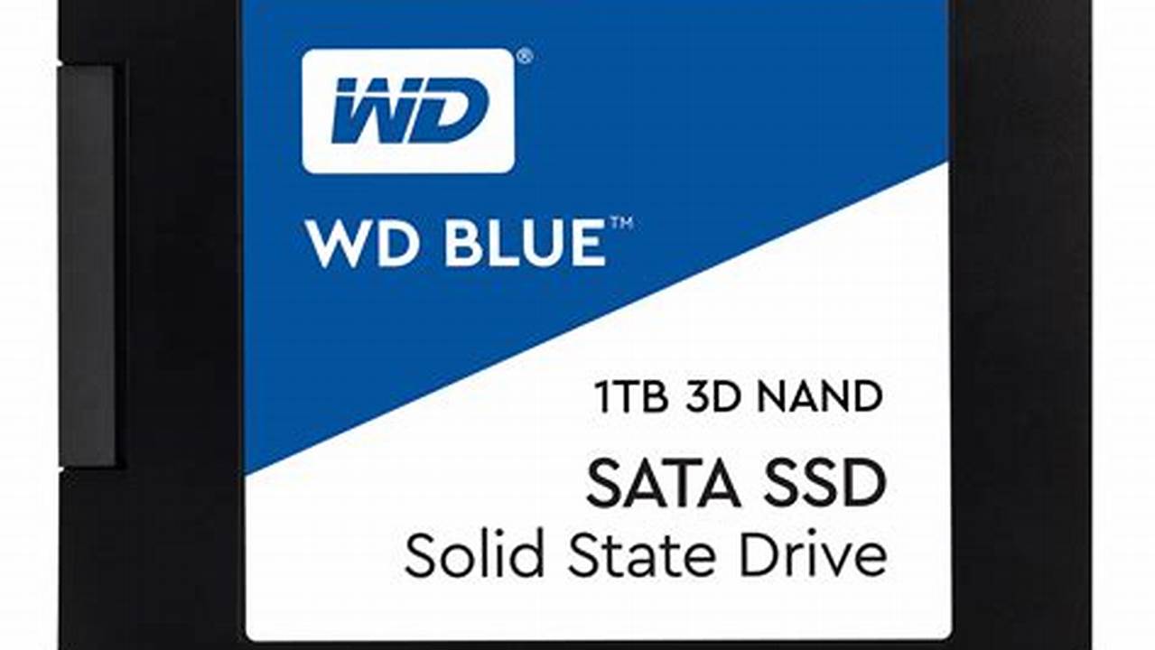 WD Blue 3D NAND 1TB SATA SSD, Best Picks