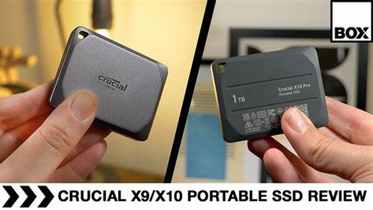 Crucial X9 vs X10: Discover the Right Portable SSD for You