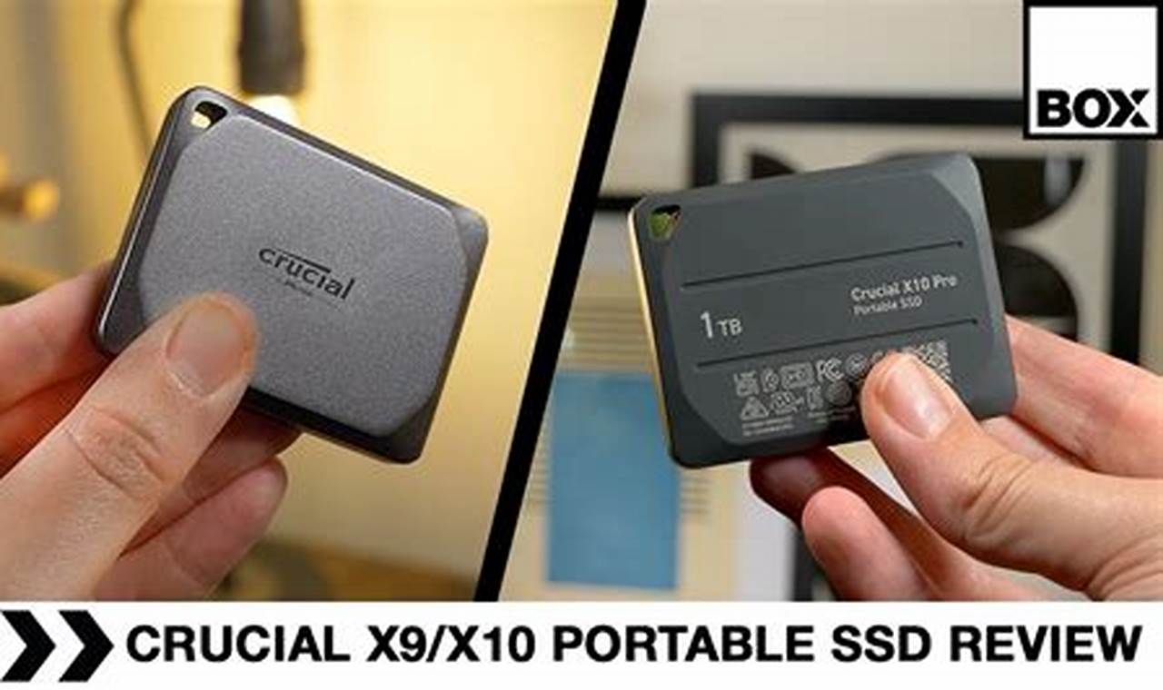Crucial X9 vs X10: Discover the Right Portable SSD for You