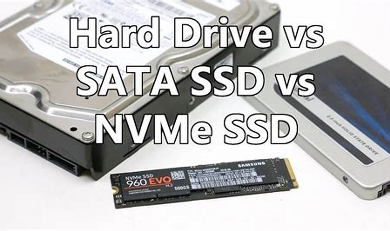 nvme ssd vs sata ssd