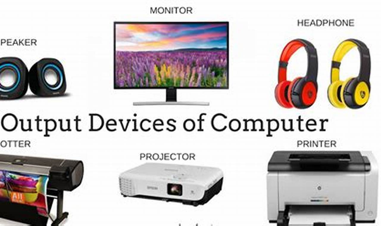 output devices of computer definition examples